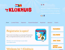 Tablet Screenshot of klokhuis.com
